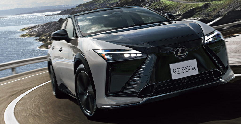 New Lexus RZ550e F Sport