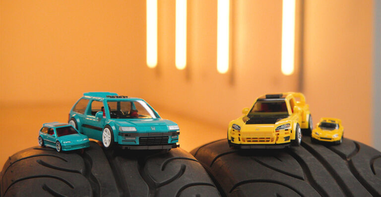 Mattel Brick Shop Hot Wheel Honda